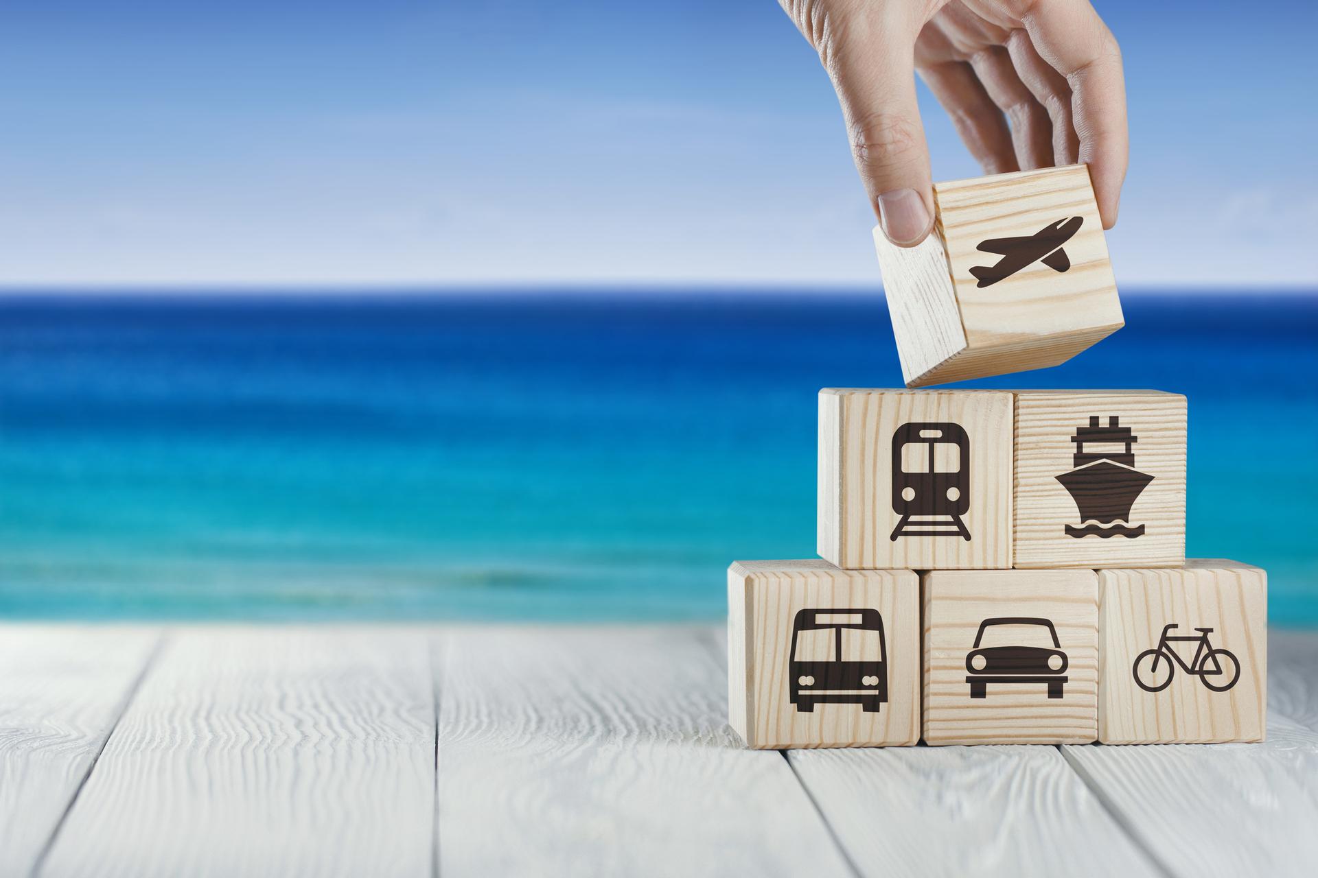Financial Vehicles > Blocks stacked with icons of vehiclesss